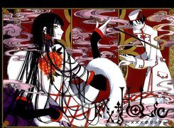 Xxxholic, kobieta, fajka, lokaj