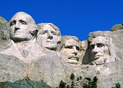 Góra, Mount Rushmore, Twarze, Prezydentów, USA