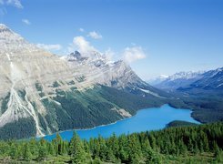 Kanada, Góry, Jezioro