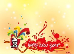 KFC, happy new year