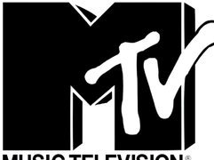 Czarno-białe logo MTV