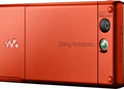 Sony Ericsson W880i, Tył, Czerwony