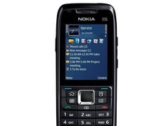 Nokia E51, Wyświetlacz, Czarny