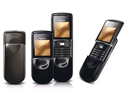 Nokia 8800 Sirocco Edition, Czarny, Panorama