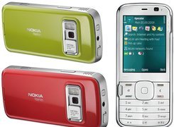 Nokia N79, Srebrna, Zielona, Czerwona