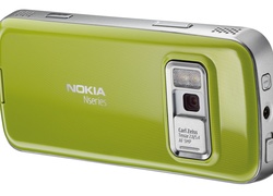 Nokia N79, Zielona, Paski, Tył