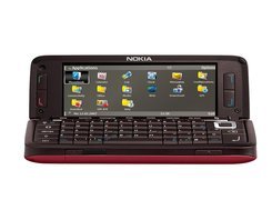 Nokia E90, Czarna, Czerwona, Menu