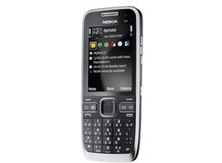 Nokia E55, Czarna, Srebrna, 3G