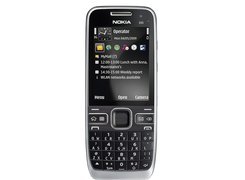 Nokia E55, Czarna, Przód