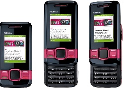 Nokia 7100, Granatowa, Różowa, Niebieska