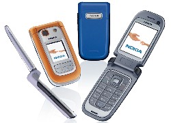 Nokia 6267, Niebieska, Żółta, Srebrna