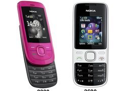 Nokia 2220, Nokia 2690, Różowa, Czarna, Srebrna