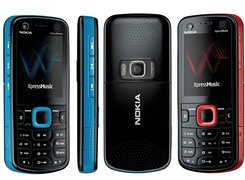 Nokia 5220, Czarna, Niebieska, Czerwona