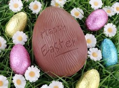 Wielkanoc, czekoladowe, jajko