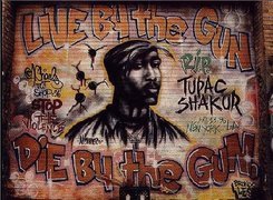 2 Pac, Graffiti