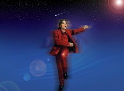 Michael Jackson, Czerwony, Garnitur