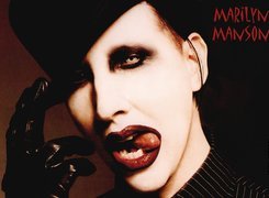 Marilyn Manson, Język, Zęby, Czarna, Rękawiczka