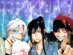 D.Gray-Man, Allen Walker, Lavi, Kanda Yuu