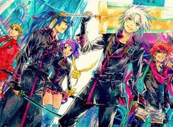 Allen, Howard, Kanda, Lavi, Lenalee, D.Gray-Man