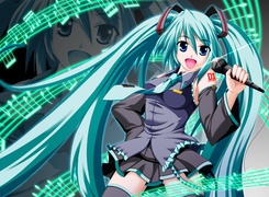 Vocaloid, Miku Hatsune, Mikrofon