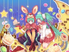 Vocaloid, Miku Hatsune, Ciasto, Zegar