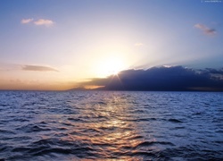 Morze, Niebo, Zachód Słońca