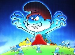 Smerfy, The Smurfs, Wioska, Smerfów, Papa Smerf