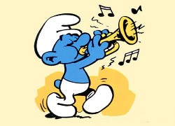 Smerfy, The Smurfs, Smerf, Harmoniusz, Trąbka