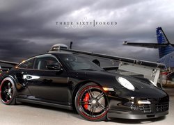 Czarne, Porsche, 997