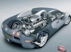 Bugatti Veyron,podwozie