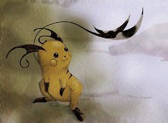 Raichu, rysunek