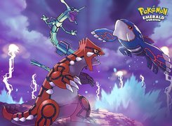 Kyogre, Groudon, Emerad