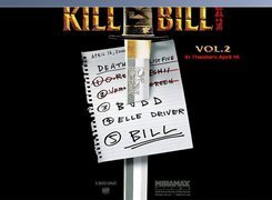 Kill Bill 2, Miecz, Lista
