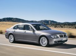 BMW 7, Srebrne, E65, Droga