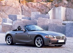 Srebrny, Cabriolet, BMW Seria Z4, Kamieniołomy