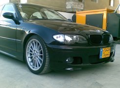 Przód, Czarny,  BMW 3, E46