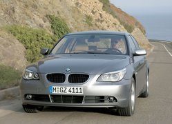 Srebrne, BMW 5, E60, Góry, Droga