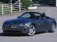 Granatowy, Cabriolet, BMW Seria Z4