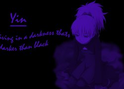 Darker Than Black, Niebieski, Yin, Czarny, Tło