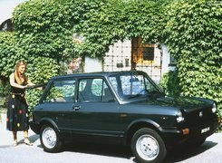 Bok, Lewy, Autobianchi A112, Kobieta, Bagażnik