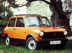 Pomarańczowy, Autobianchi A112, Dach, Rozsuwany, Ruiny