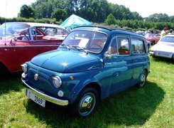 Niebieski, Autobianchi A500 Giardiniera, Zlot, Klub