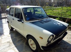 Kremowy, Autobianchi Bianchina, Naklejka, Skorpion