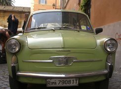 Groszkowy, Autobianchi Bianchina, Roma, Włochy