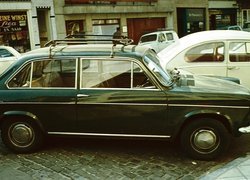 Zielony, Autobianchi Primula, Bagażnik, Dachowy