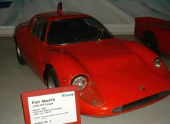 Czerwony, Abarth 1300, Muzeum, Coupe