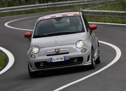 Srebrny, Abarth 500, Szachownica, Dach