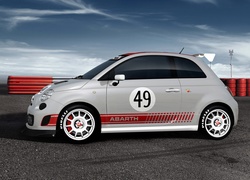 Wyścigowy, Abarth 500, Spojler, Dokładka