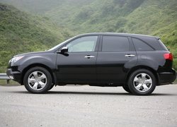 Czarna, Acura MDX, Widok, Góry