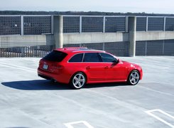 Czerwone, Audi A4 B8, Avant